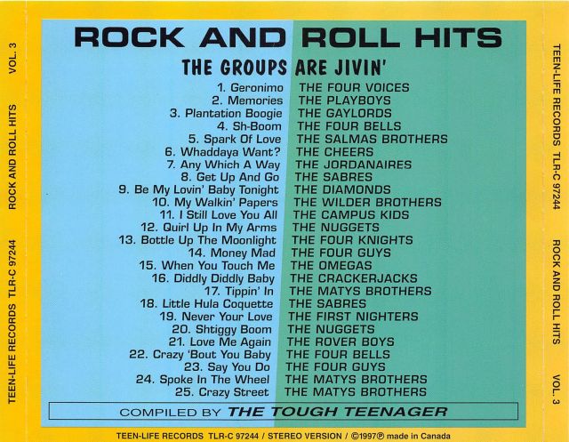 CD - VA - Rock And Roll Hits Vol. 3 - The Groups Are Jivin'