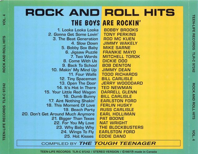 CD - VA - Rock And Roll Hits Vol. 4 - The Boys Are Jivin'