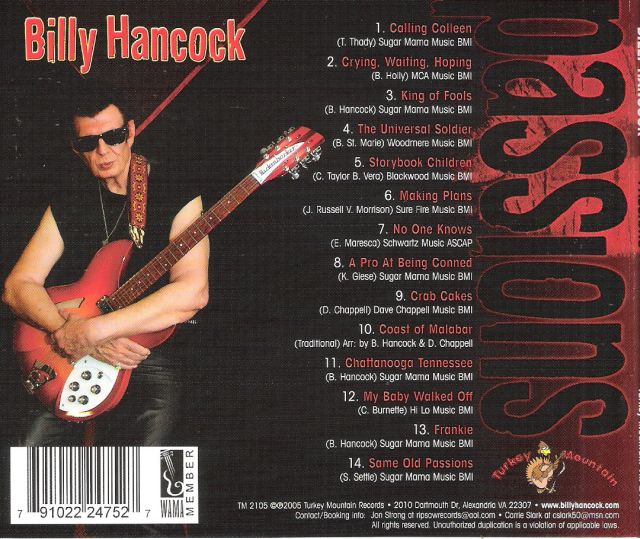 CD - Billy Hancock - Passions