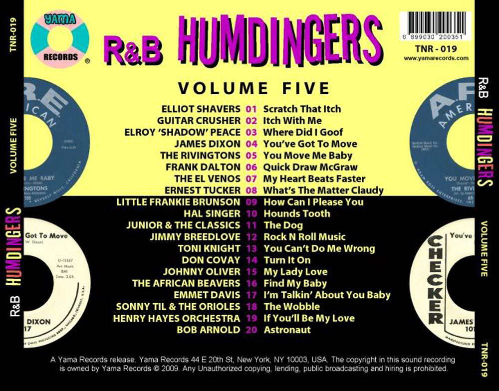 CD - VA - R&B Humdingers Vol. 5