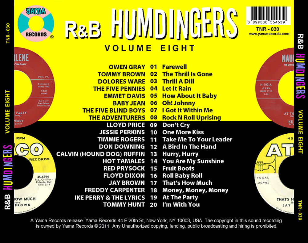 CD - VA - R&B Humdingers Vol. 8