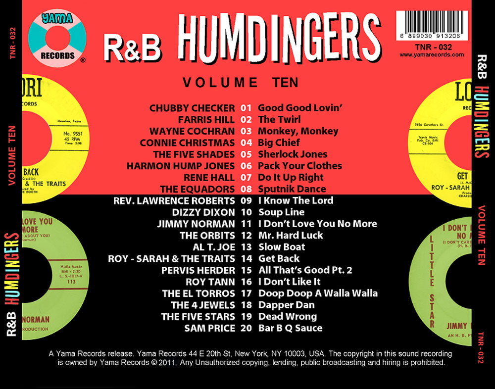 CD - VA - R&B Humdingers Vol. 10