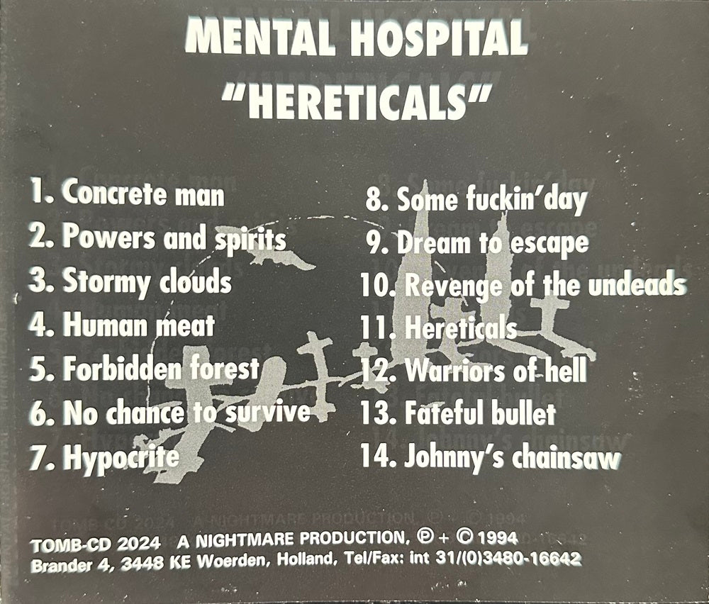 CD - Mental Hospital - Hereticals