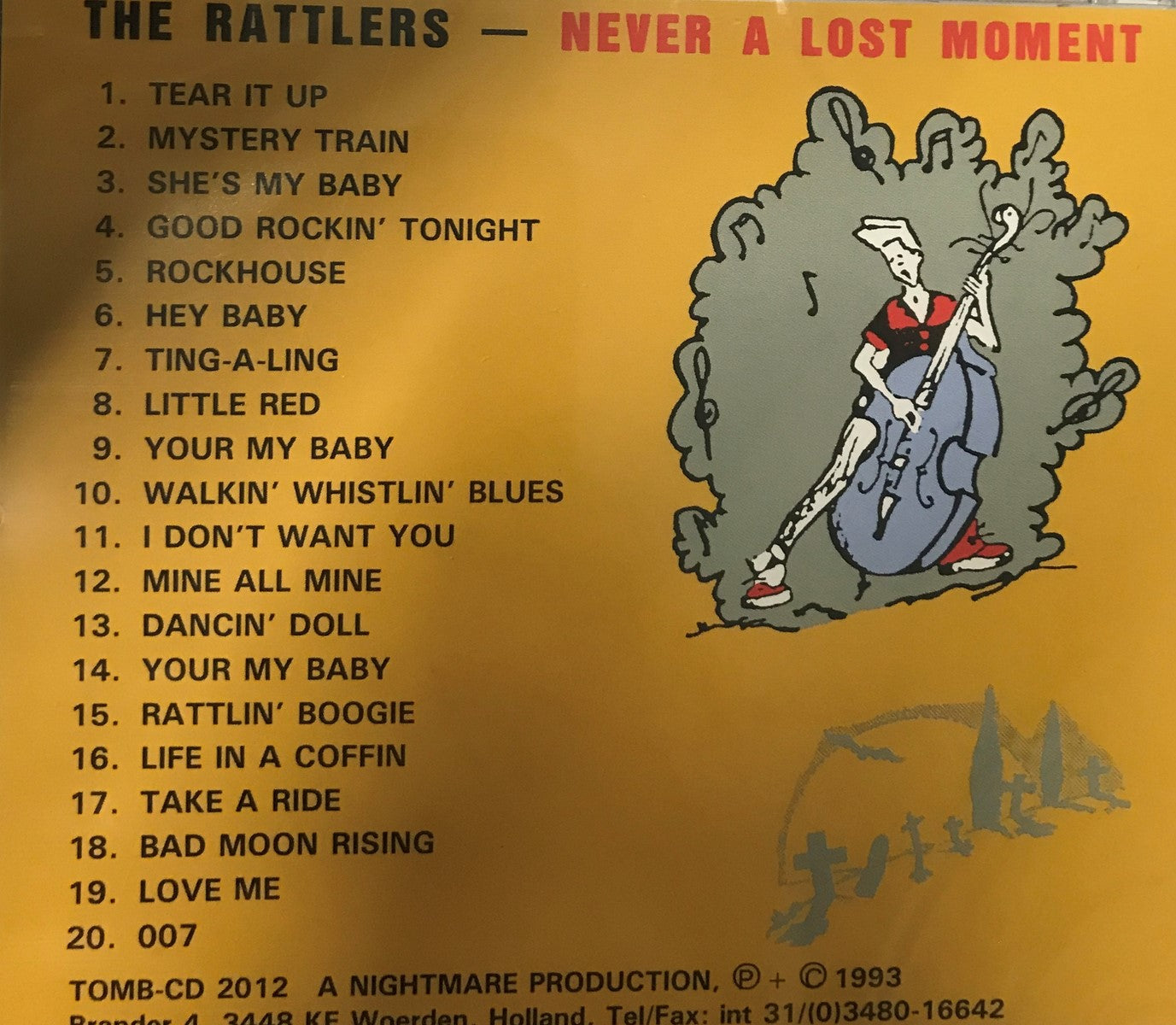 CD - Rattlers - Never A Lost Moment