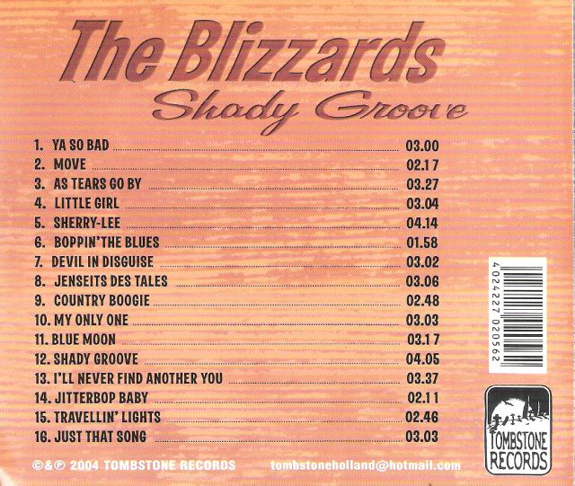 CD - Blizzards - Shady Groove