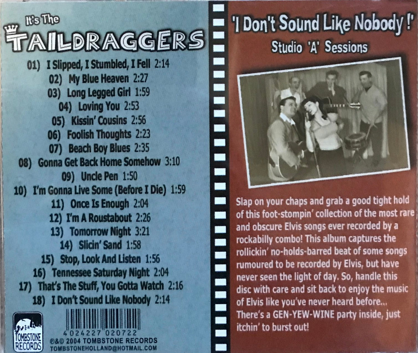 CD - Taildraggers - I Don't Sound Like Nobody -...