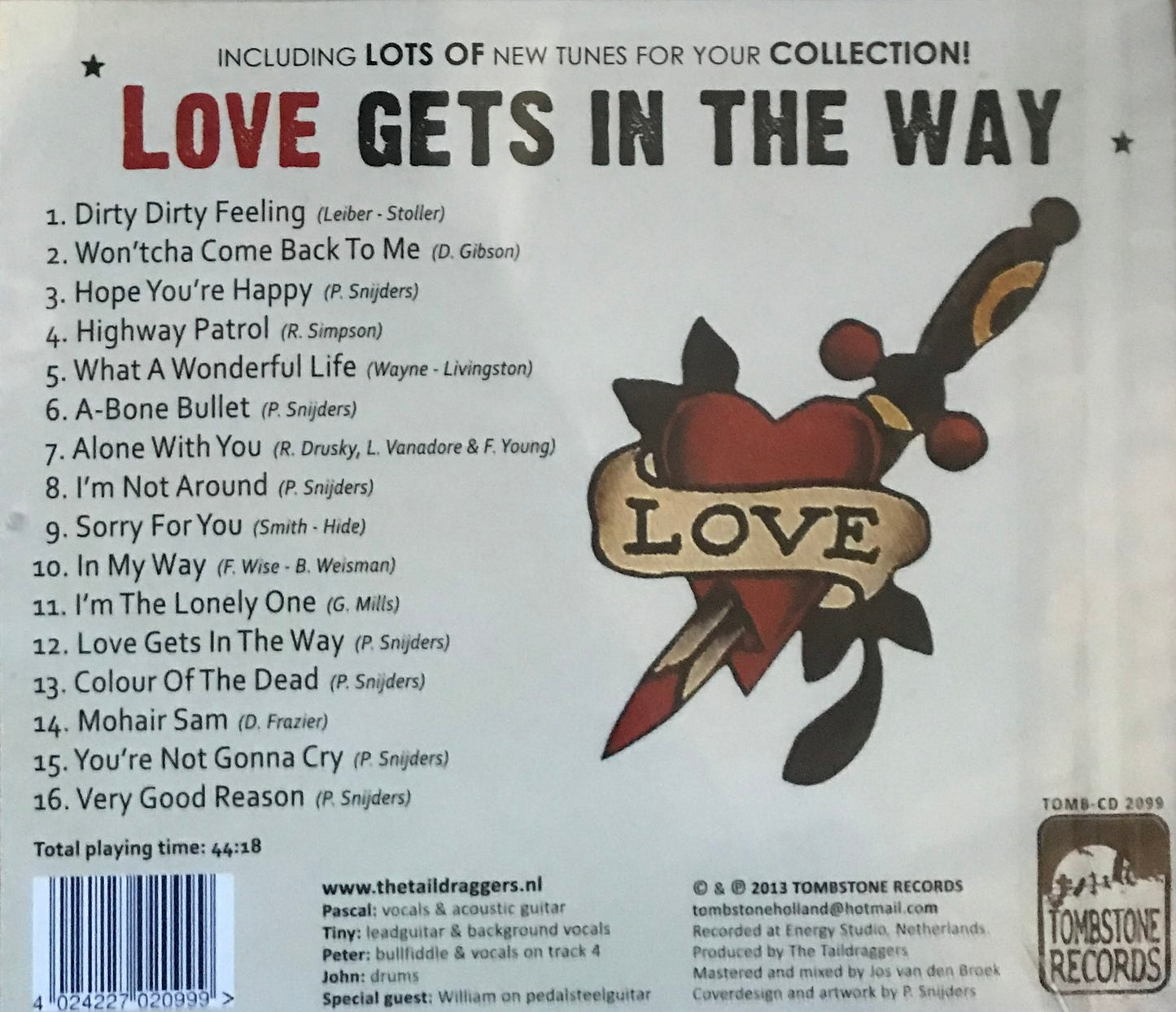 CD - Taildraggers - Love Gets In The Way