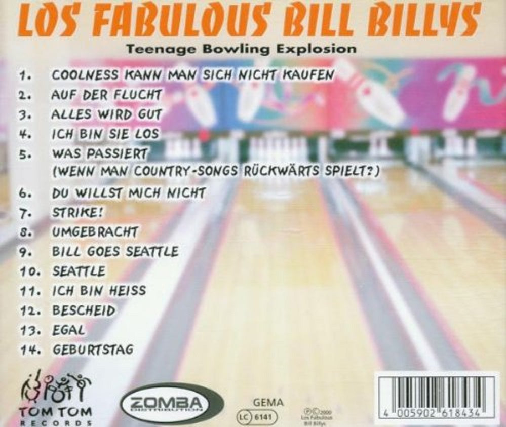 CD - Los Fabulous Bill Billys - Teenage Bowling Explosion