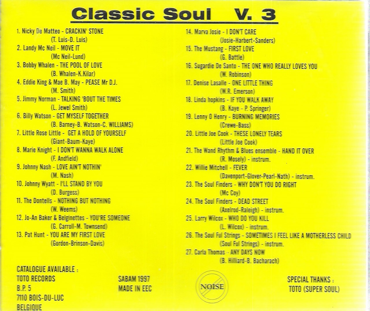 CD - VA - Classic Soul Vol. 3