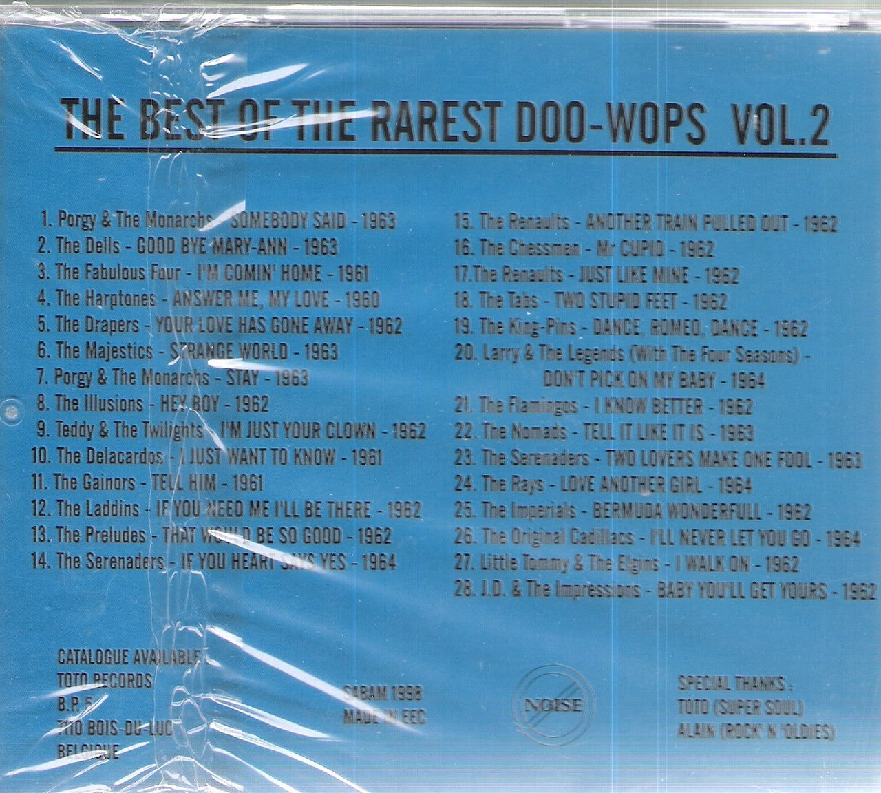 CD - VA - The Best of The Rarest Doo-Wops Vol. 2