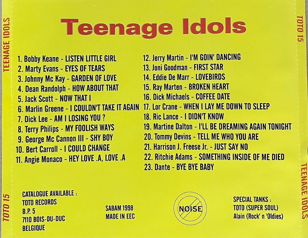 CD - VA - Teenage Idols