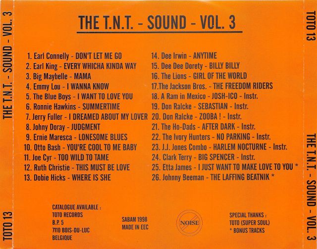 CD - VA - The T.N.T -Sound Vol. 3