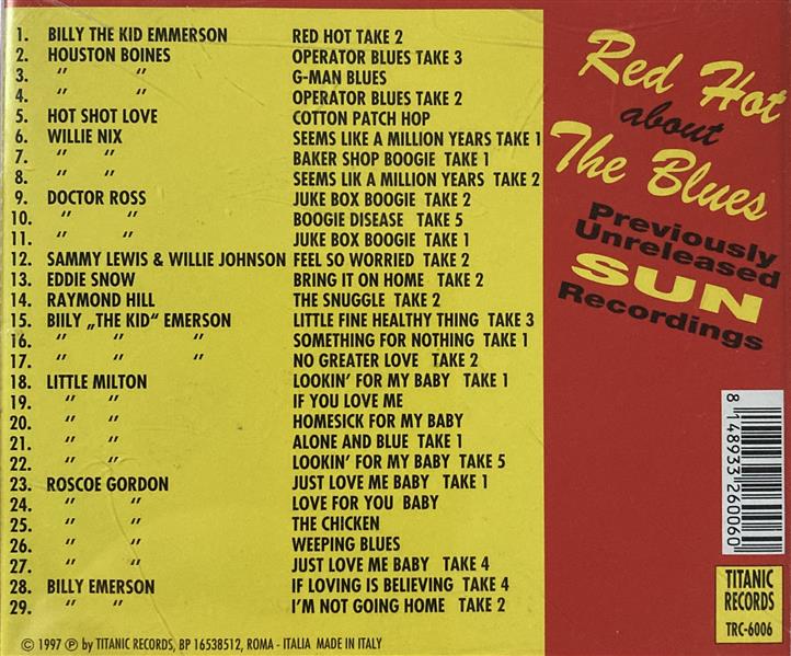 CD - VA - Red Hot About the Blues
