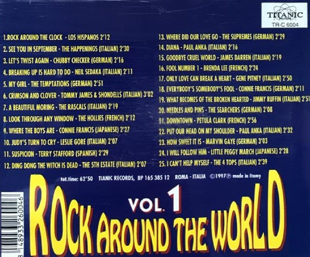 CD - VA - Rock Around The World - Vol.1