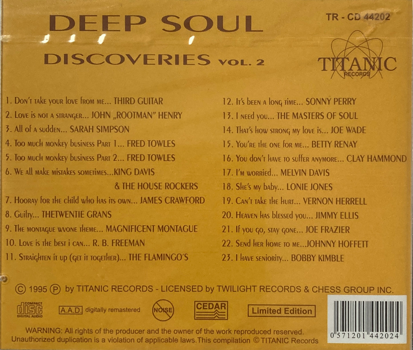 CD - VA - Deep Soul Discoveries Vol. 2