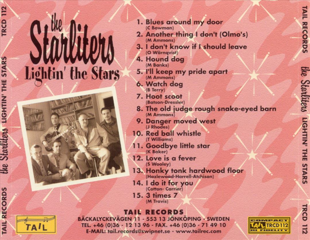 CD - Starliters - Lightnin' The Stars