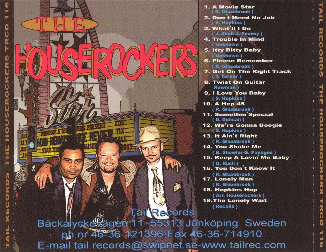 CD - Houserockers - Rockin` variety with