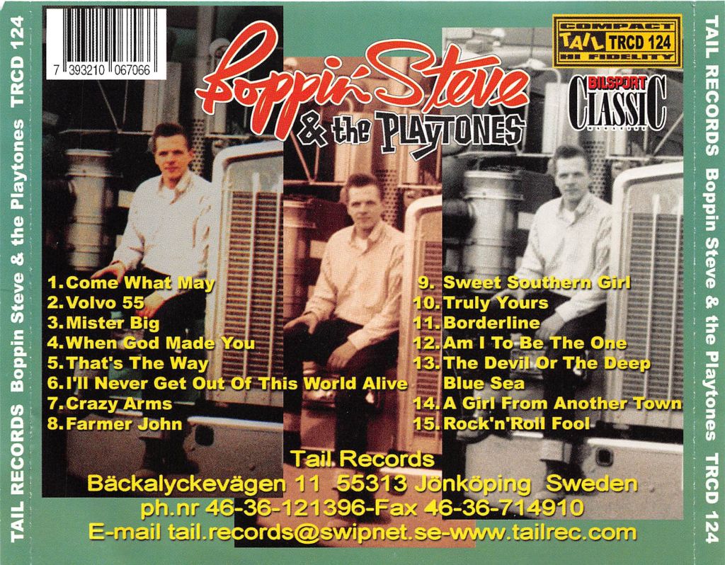 CD - Boppin Steve & The Playtones - Mr. Big