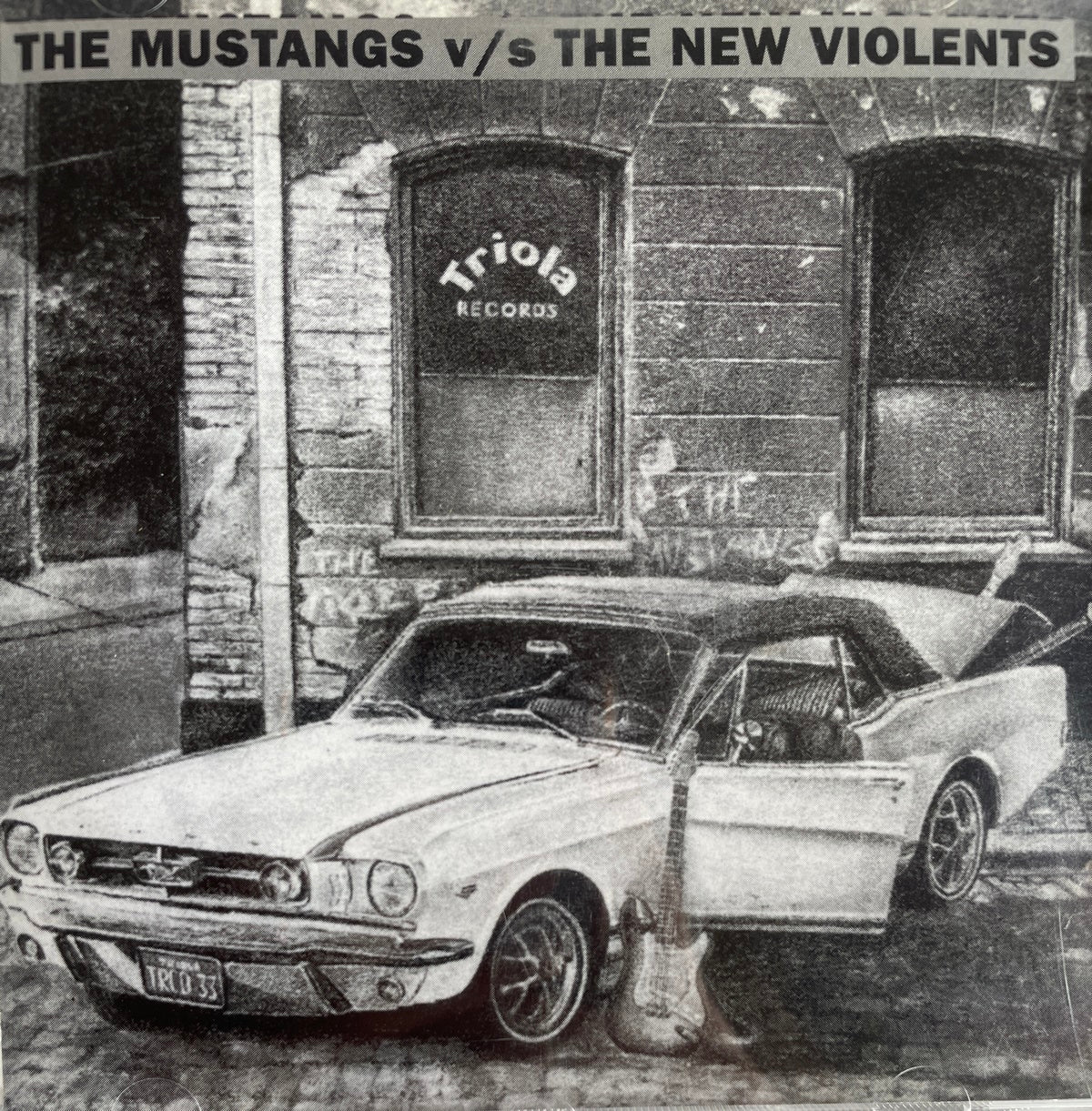 CD - The Mustangs vs The New Violents - The Mustangs v/s The New