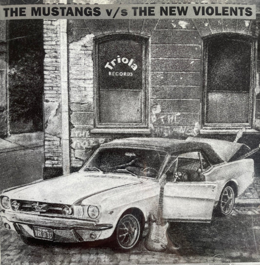 CD - The Mustangs vs The New Violents - The Mustangs v/s The New