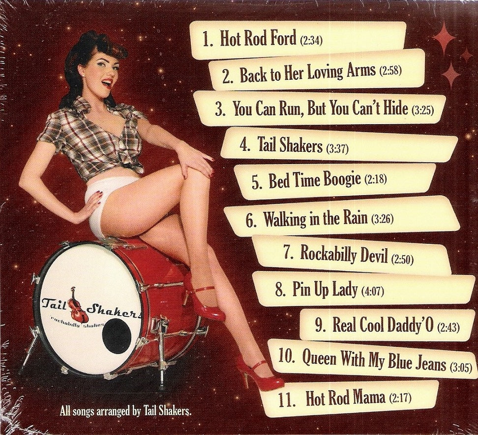 CD - Tail Shakers - Pin Up Lady