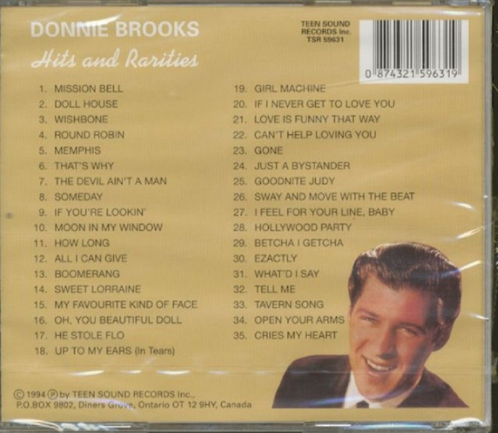 CD - Donnie Brooks - Hits And Rarities