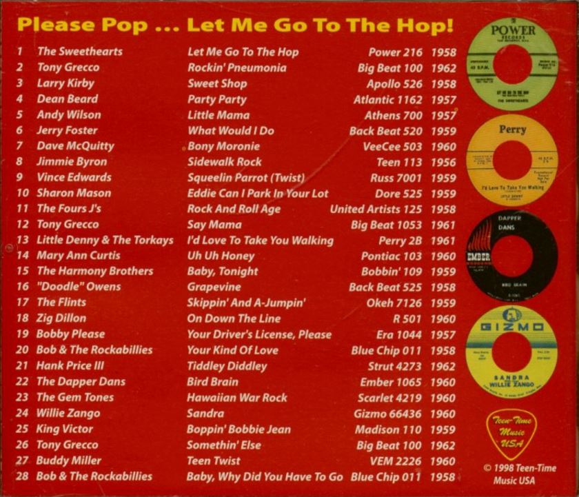 CD - VA - Please Pop...Let Me Go To The Hop! - Teen-Time Music USA