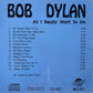 CD - Bob Dylan - All I Really Want To Do