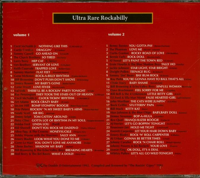 CD-2 - VA - Ultra Rare Rockabilly Vol. 1+2