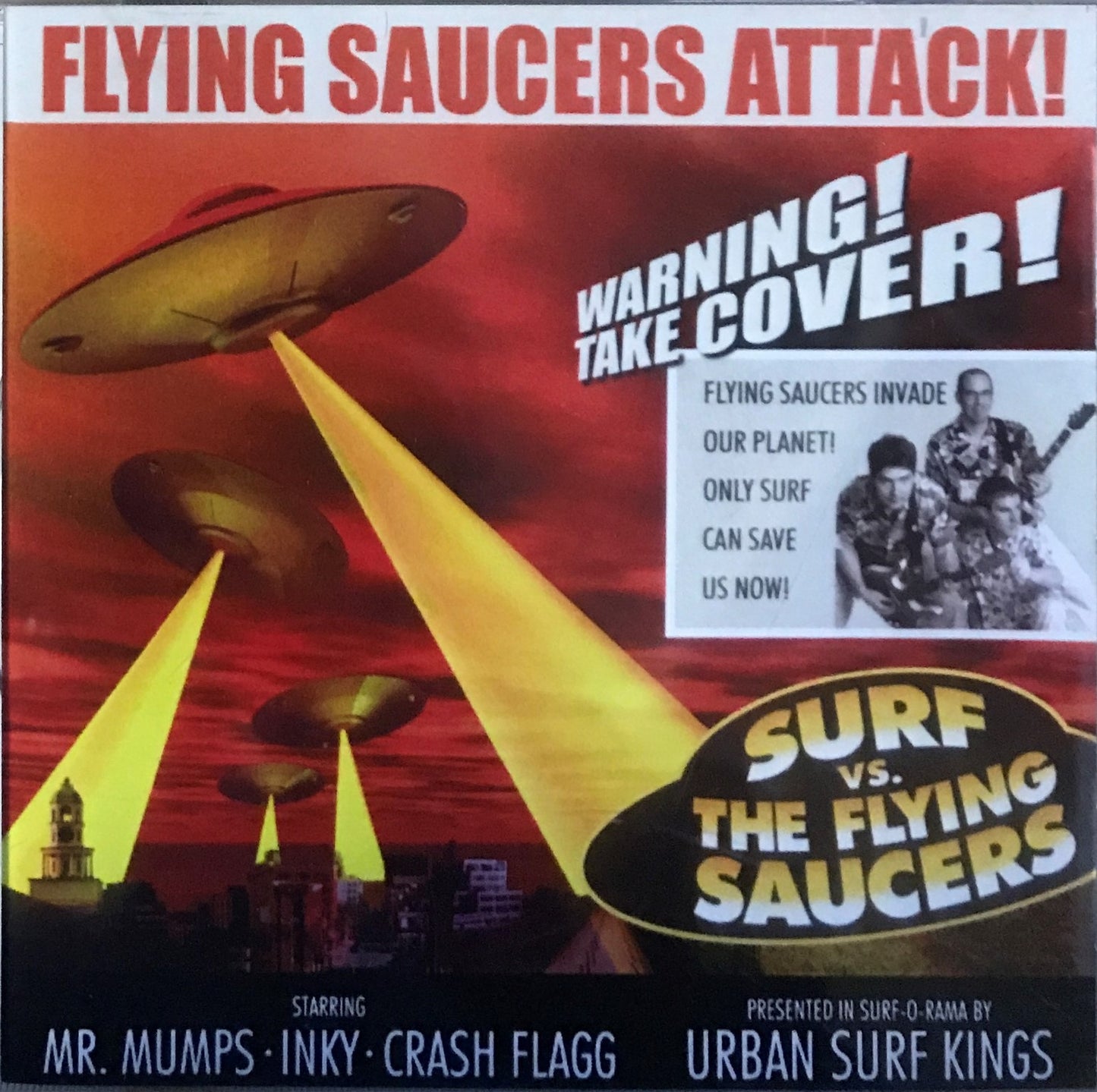 CD - Urban Surf Kings - Surf Vs. The Flying Saucers