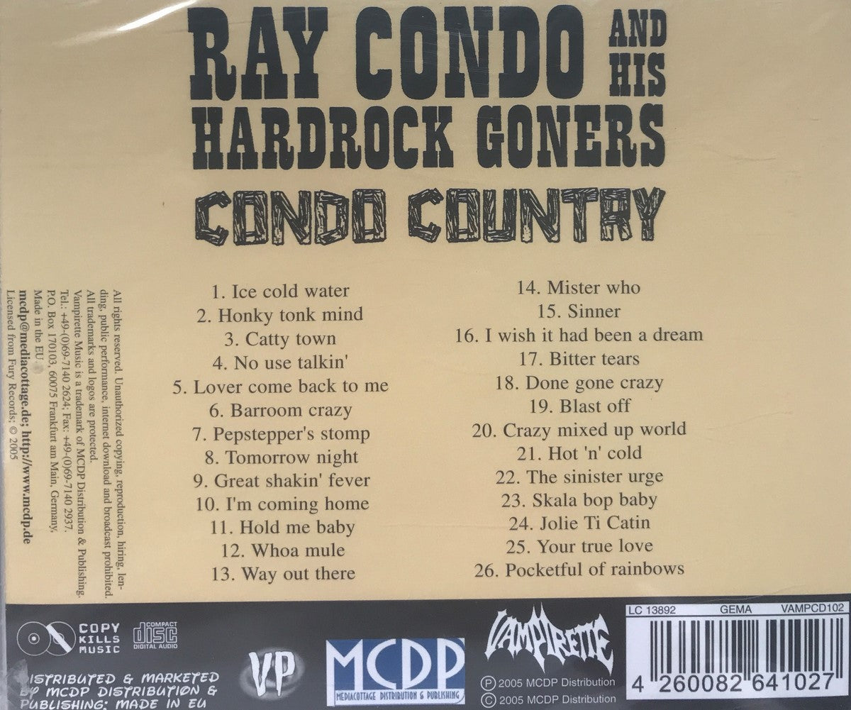 CD - Ray Condo & His Hardrock Goners - Condo Country