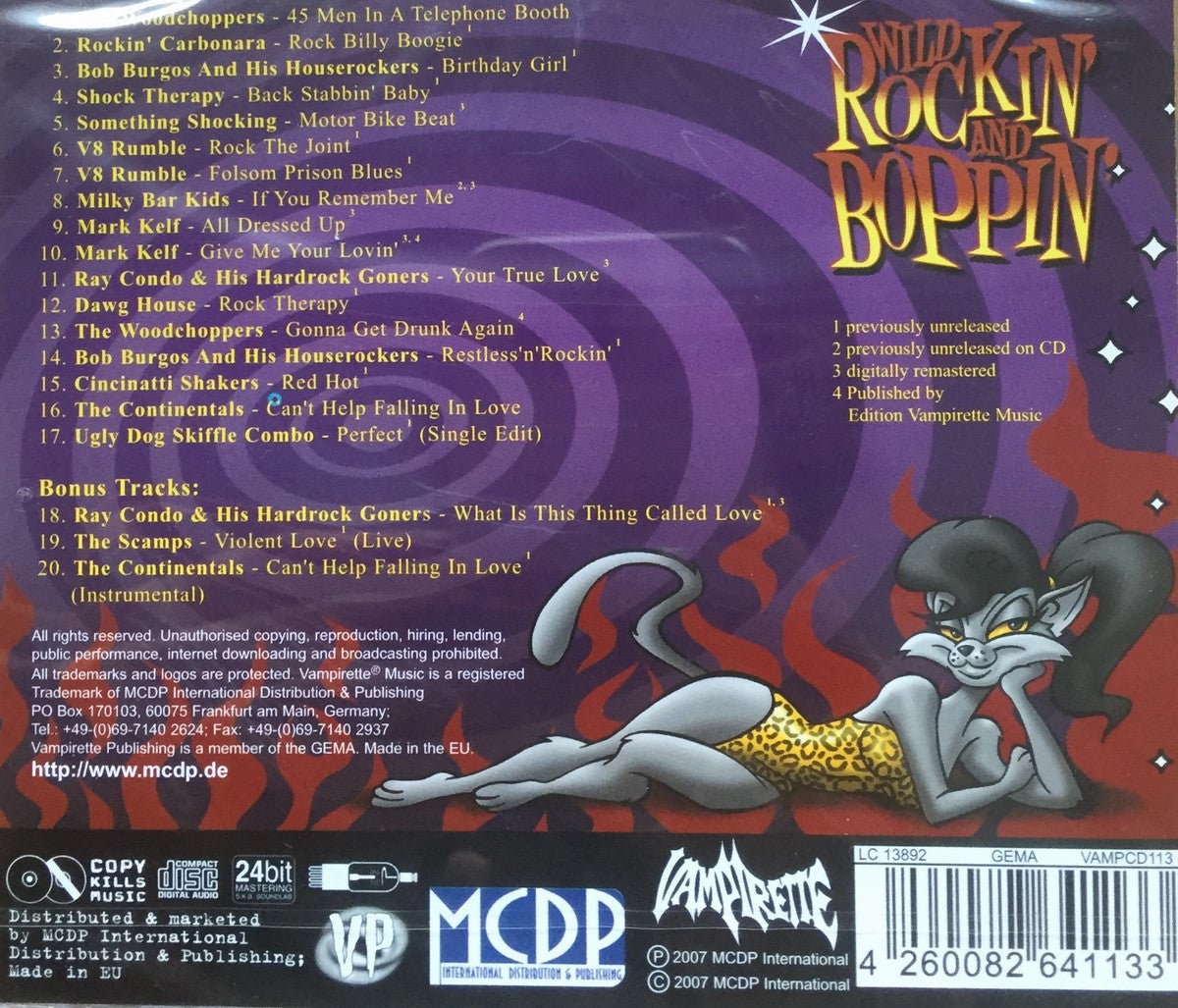 CD - VA - Wild Rockin' & Boppin'