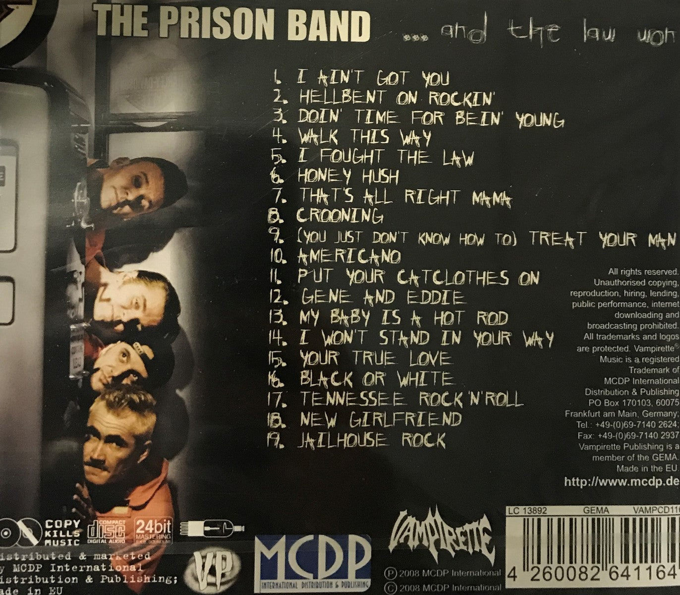 CD - Prison Band - And The Law Won