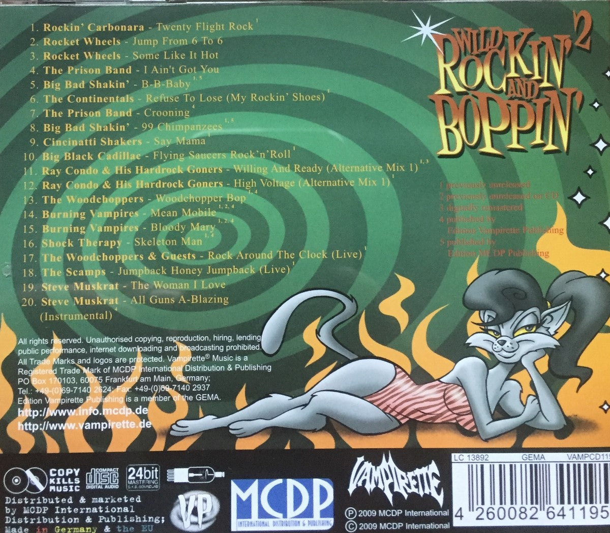 CD - VA - Wild Boppin' & Rockin' Vol. 2