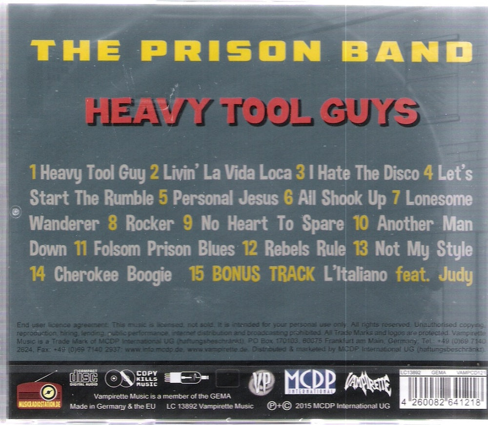 CD - Prison Band - Heavy Tool Guys