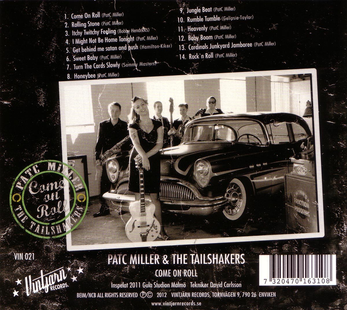 CD - Pat C. Miller & The Tailshakers - Come On Roll