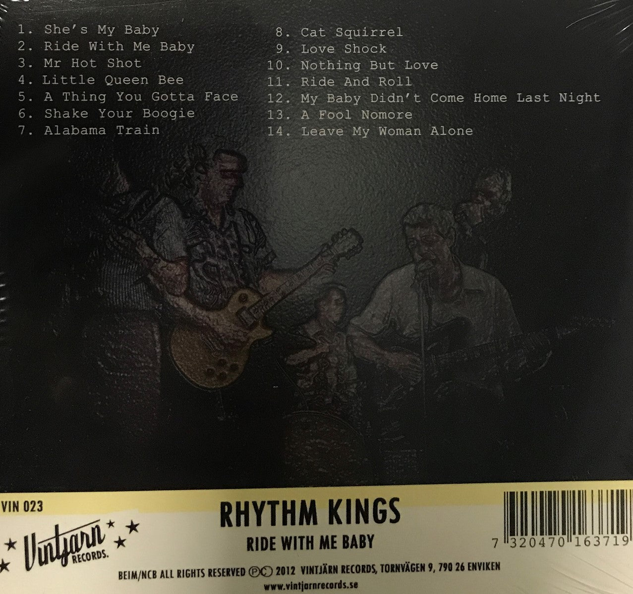 CD - Rhythm Kings - Ride With Me Baby