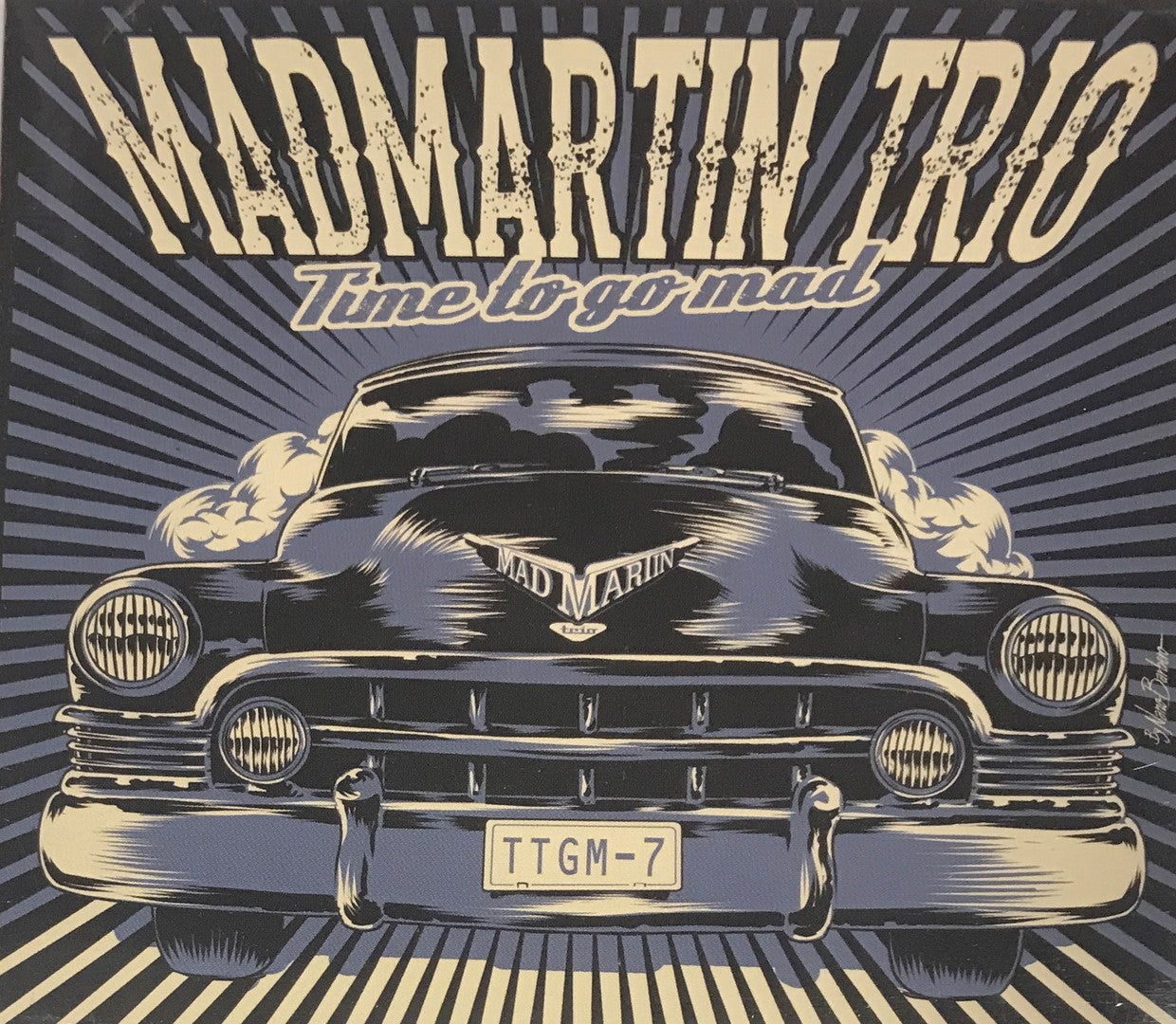 CD - Mad Martin Trio - Time To Go Mad