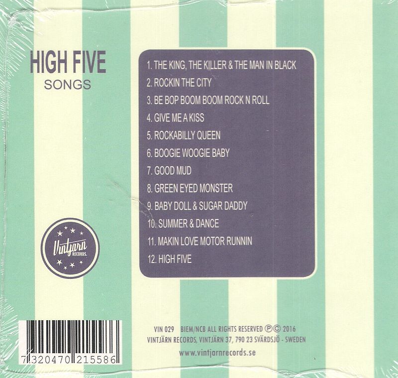 CD - Tom Brave & The Rattlesnakes - High Five