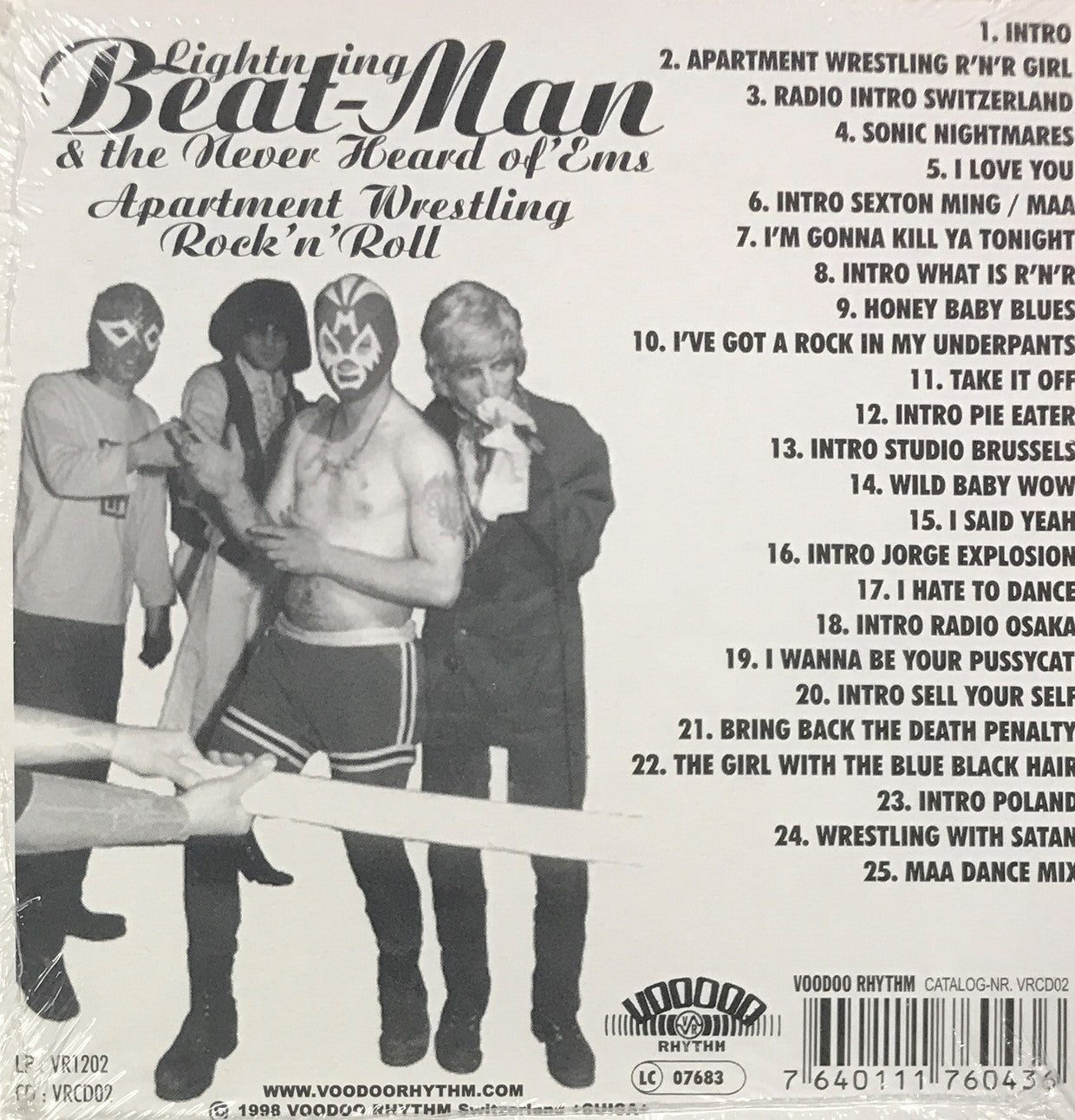 CD - Lightning Beat-Man & the never heard of’ EMS - Apartment Wr