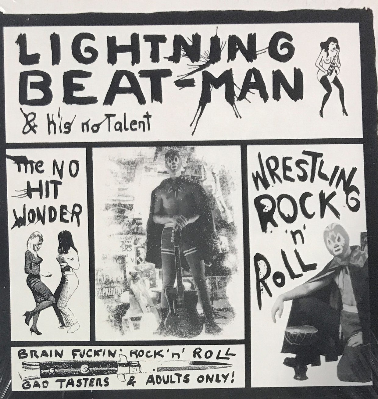 CD - Lightning Beat-Man & His No-Talent - Wrestling Rock'n'Roll