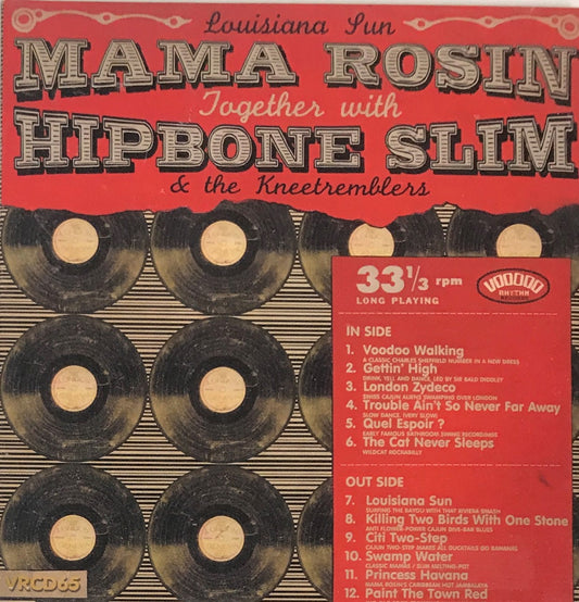 CD - Mama Rosin & Hipbone Slim & The Kneetremblers - Louisiana Sun