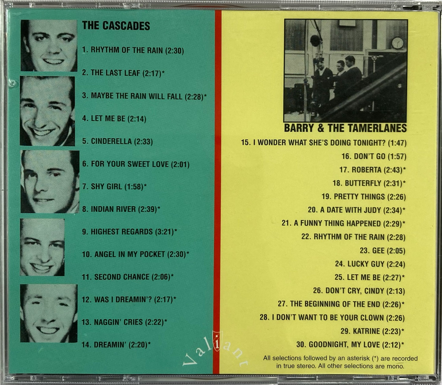 CD - Cascades - Barry And The Tamerlanes