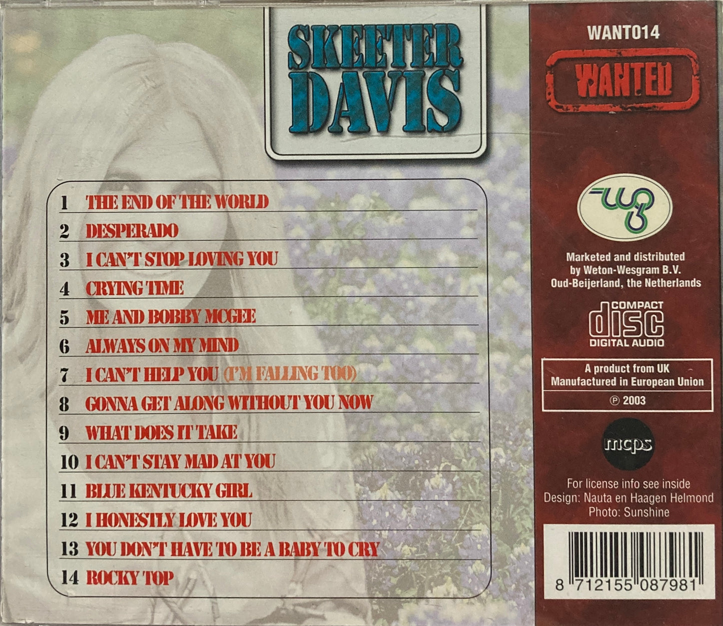 CD - Skeeter Davis - Wanted