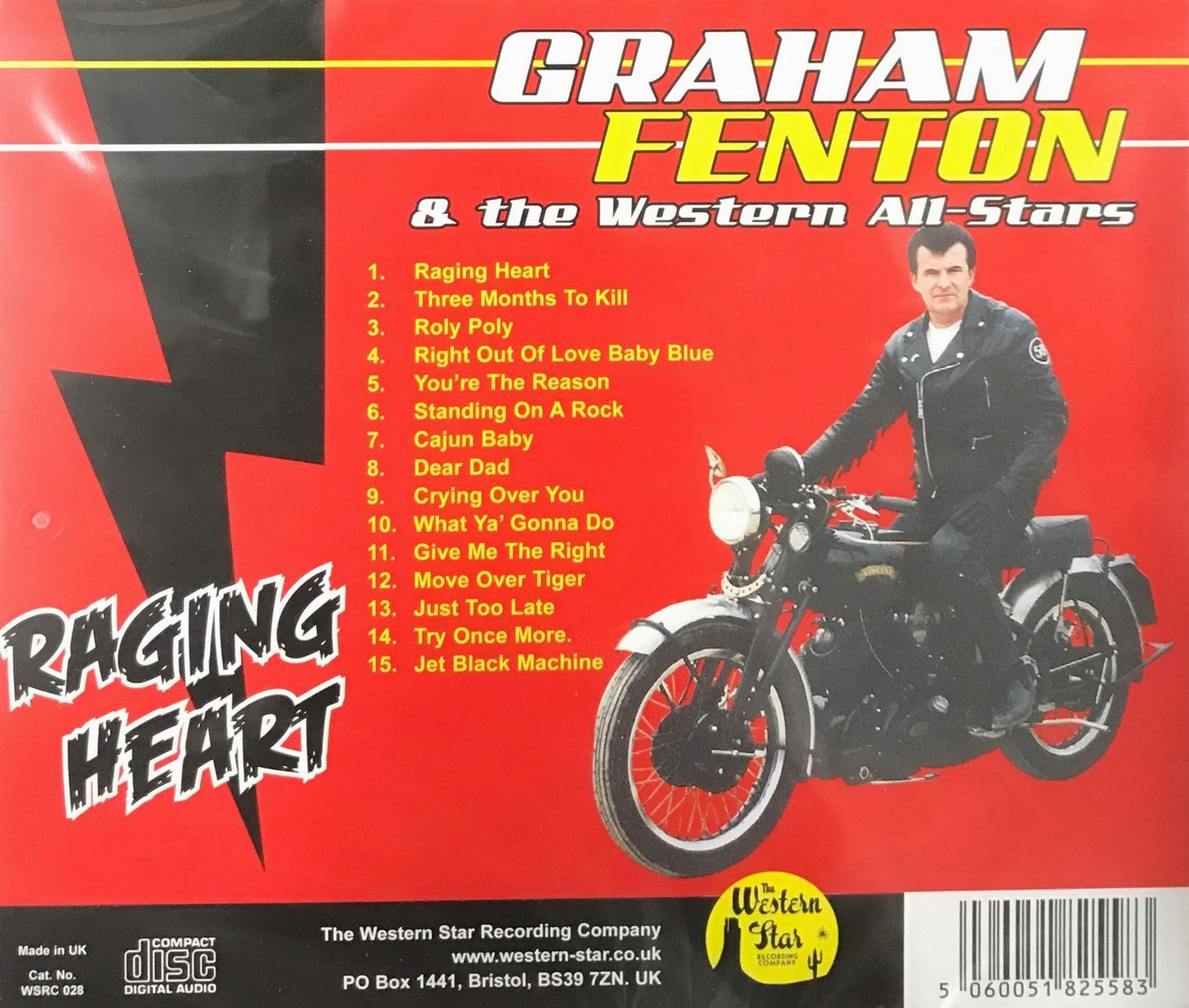 CD - Graham Fenton - Raging Heart