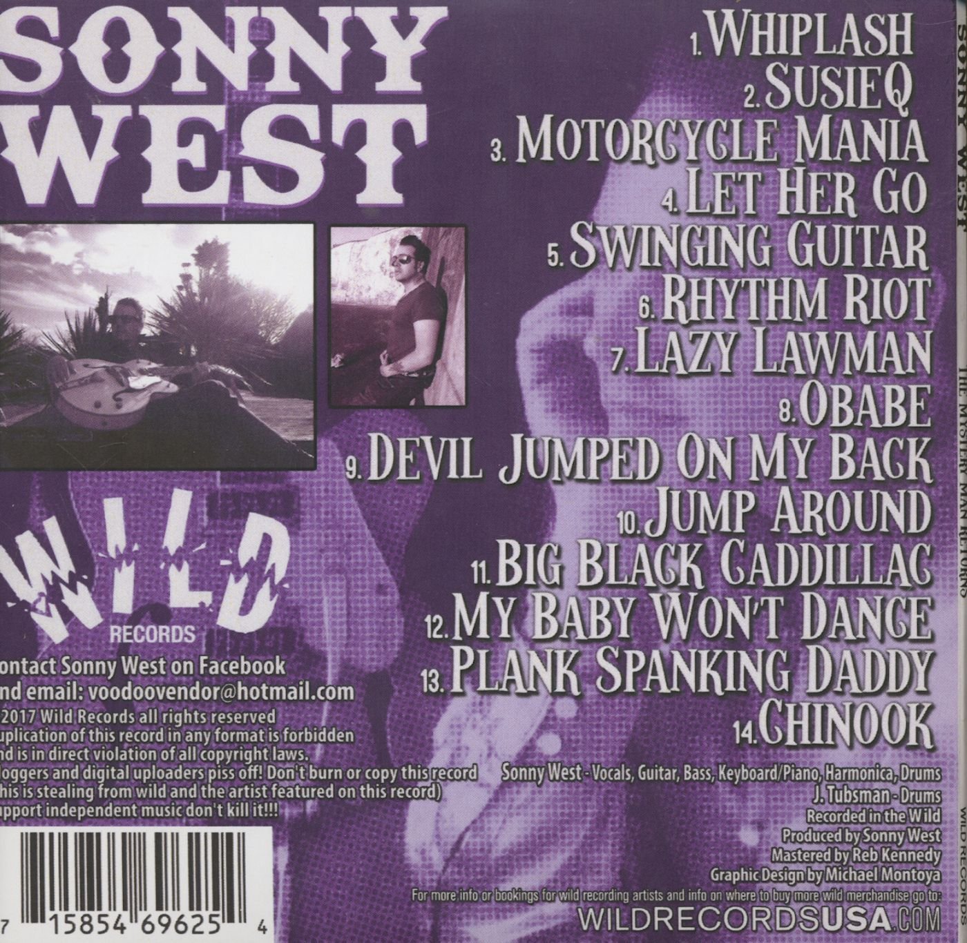 CD - Sonny West - The Mystery Man Returns