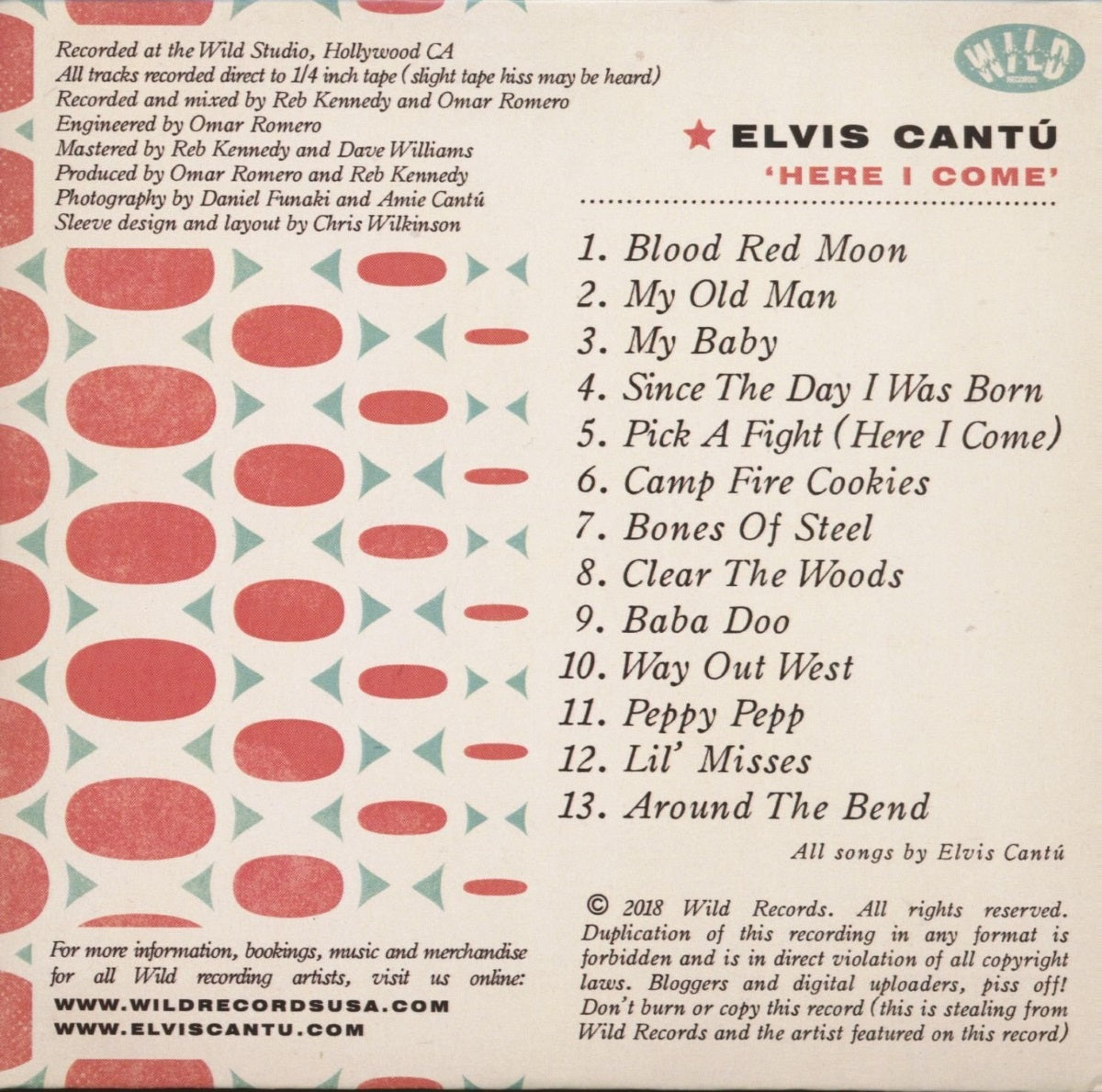 CD - Elvis Cantu - Here I Come