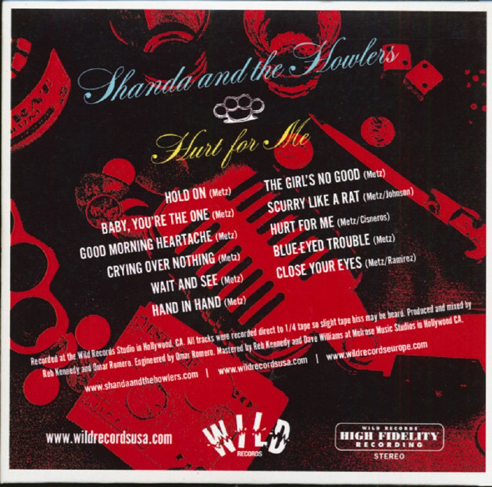 CD - Shanda And The Howlers - Hurt For Me