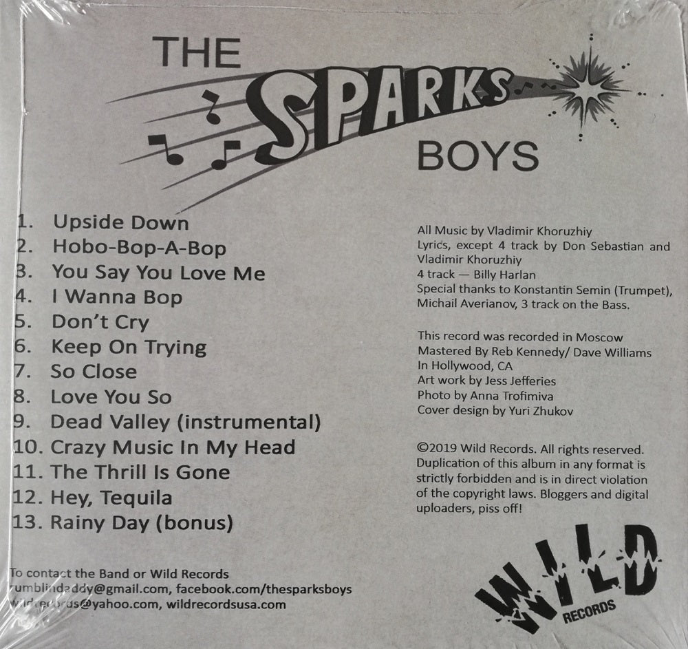 CD - Sparks Boys - Upside Down