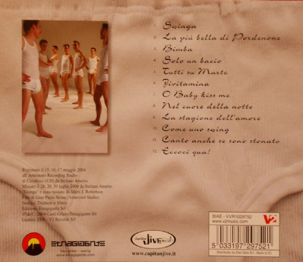 CD - Capitan Jive - Non Dormire - Swinga